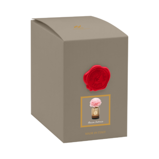 Diffusore Stile con Fiore Rosa Rosso Intenso