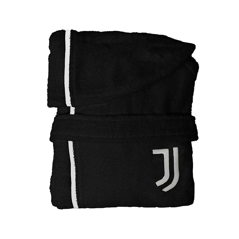 Accappatoio Bimbo Microspugna Nero Juventus