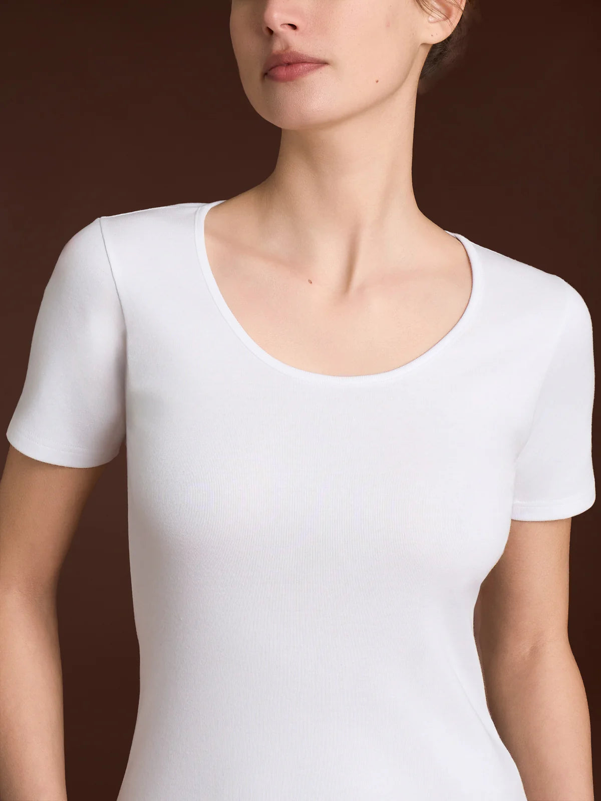 Maglia Donna Thermo Cotton Girocollo Mezza Manica Caldo Cotone DM43A7