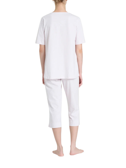 Pigiama Corto Scollo a V Jersey di Cotone DP26NB
