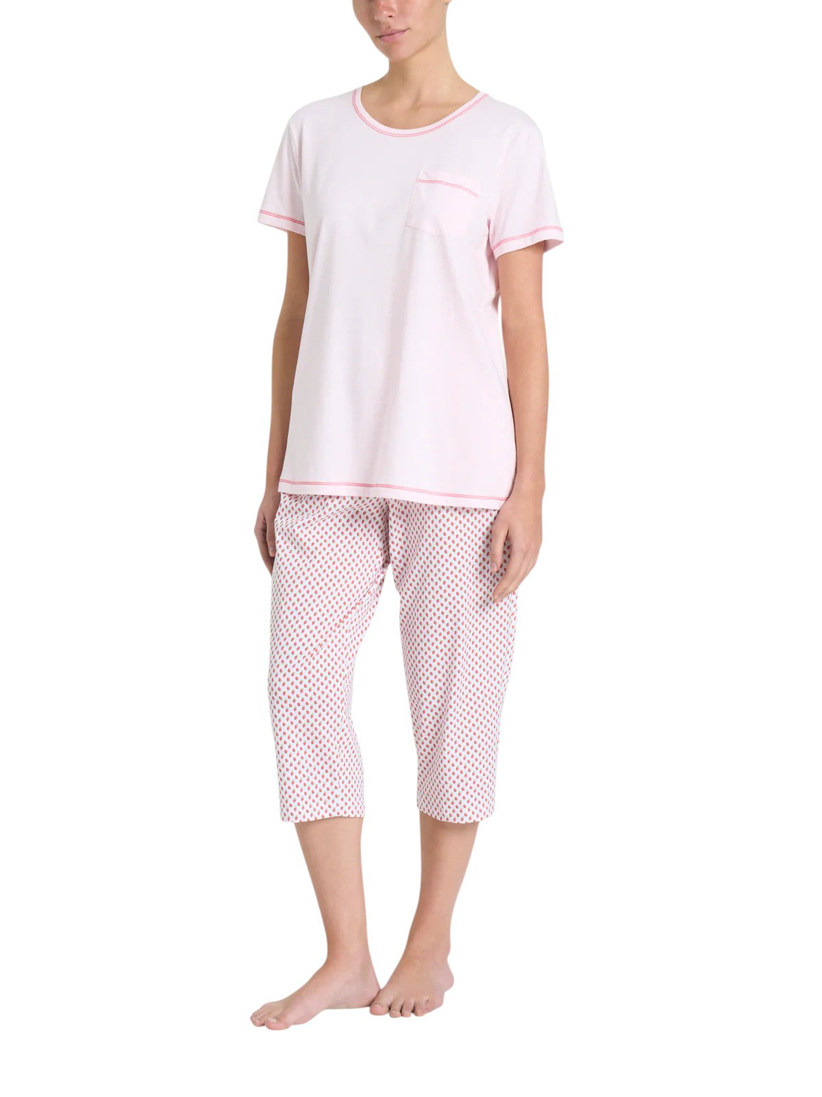 Pigiama Pinocchietto in Jersey di Cotone DQ12NB