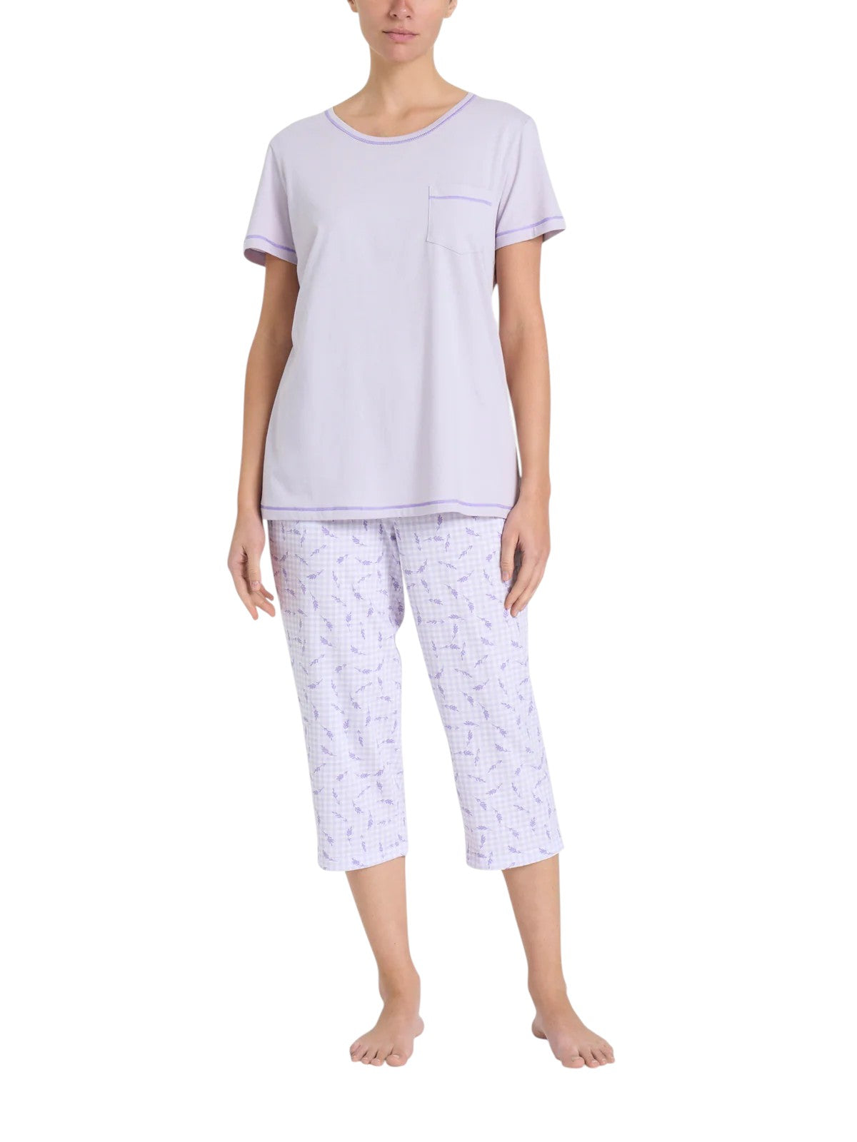 Pigiama Pinocchietto in Jersey di Cotone DQ12NB