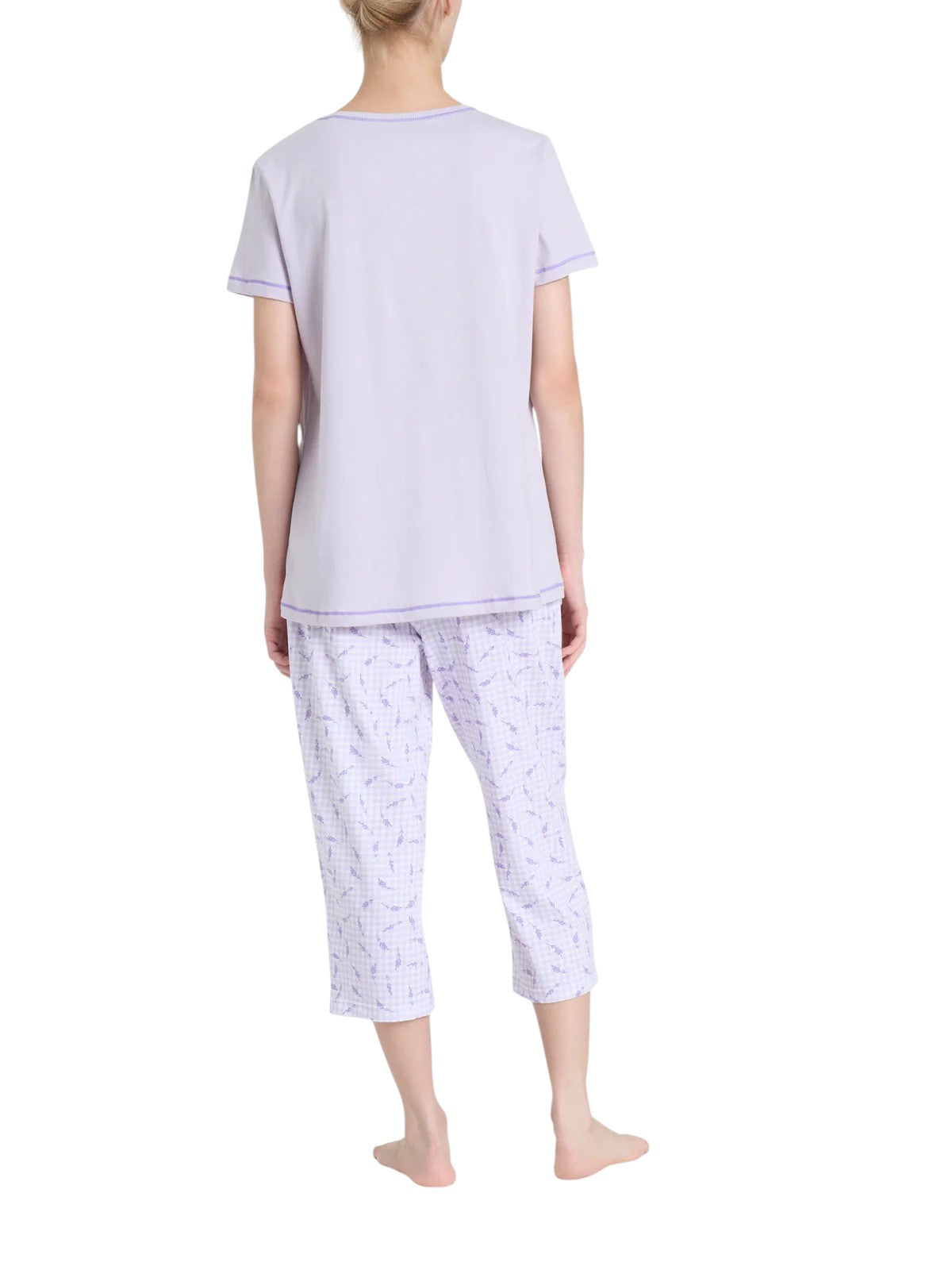 Pigiama Pinocchietto in Jersey di Cotone DQ12NB