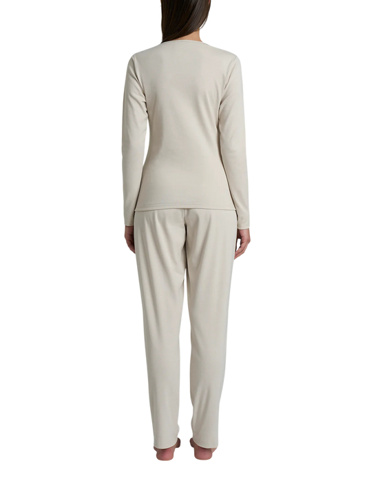 Pigiama Caldo Thermo Cotton con Scollo a Goccia DR94NU