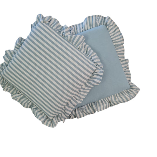 Coppia Cuscini Riga con Volant