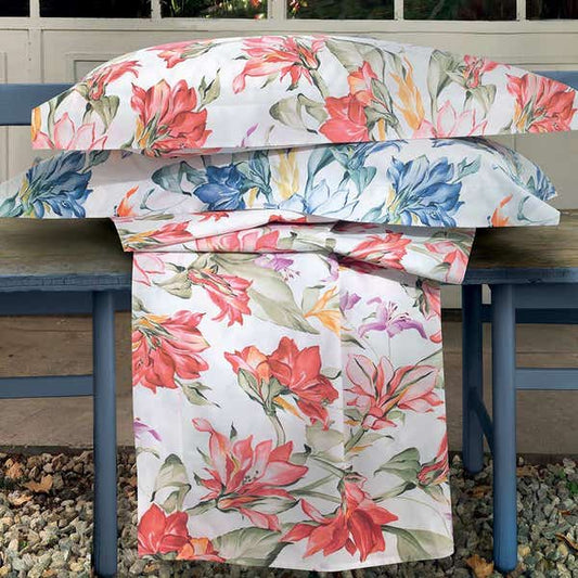 Completo Lenzuolo Matrimoniale Bella Lampone