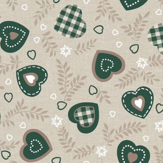 Tovaglia Panama Cuore Green