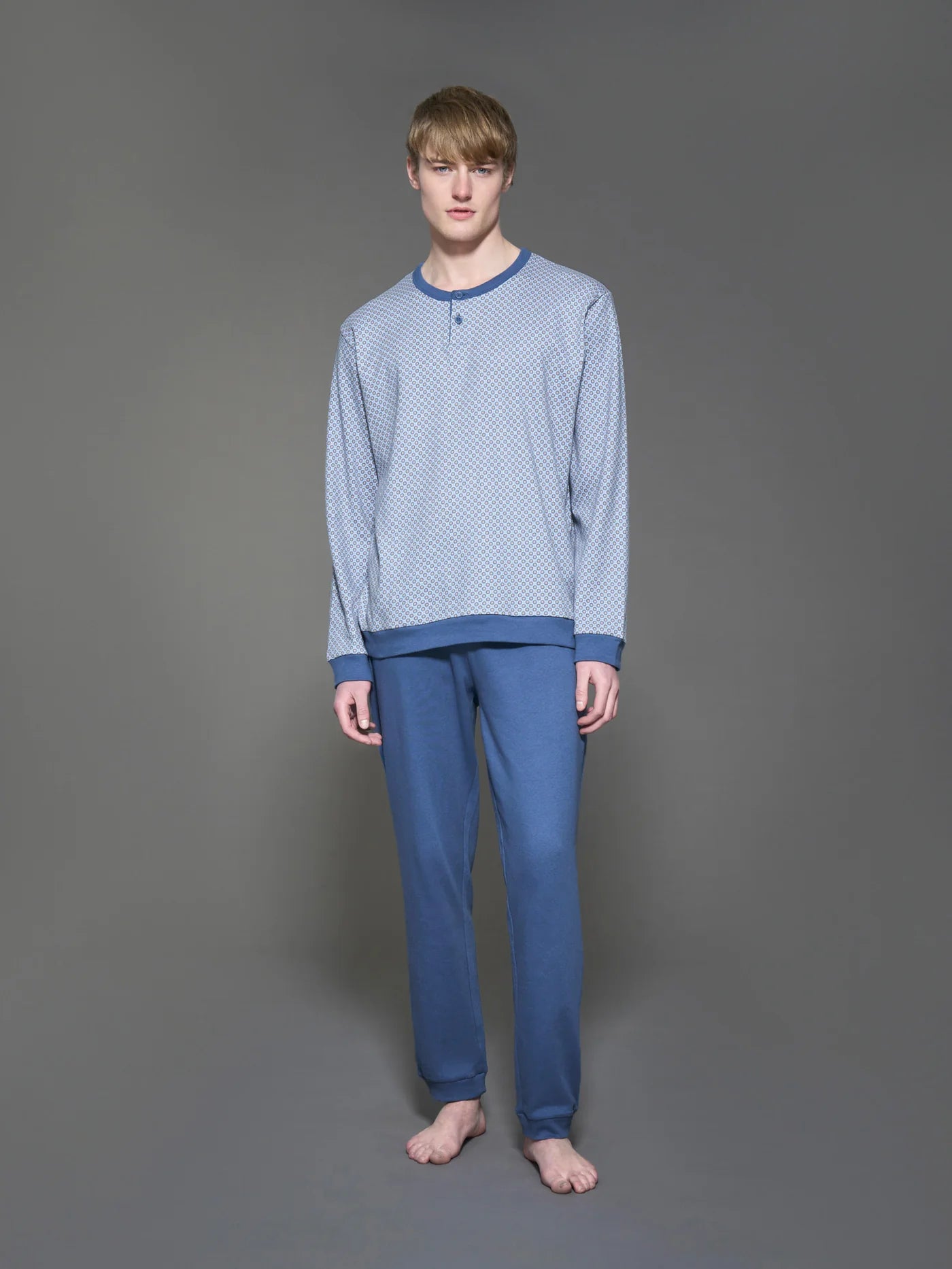 Pigiama Serafino Caldo Cotone U836N1 Tempest