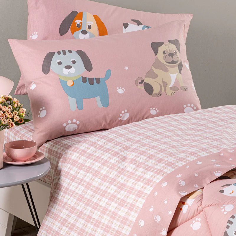 completo-lenzuola-caleffi-kids-cuccioli-ragazzo-cotone-11970-1016411-2 - G home casa