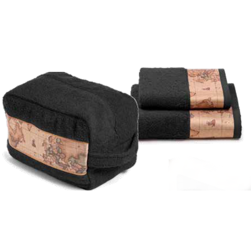 Set Beauty Con Aciugamani Spugna Geo Classic