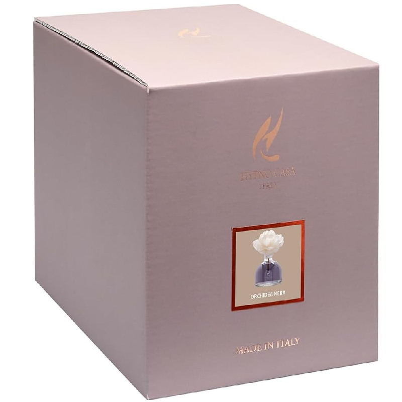 Diffusore con Fiore Rosa Orchidea Nera