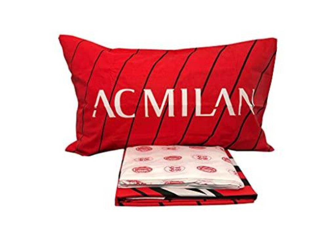 Completo Lenzuolo Singolo Milan