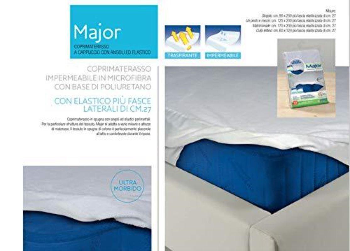 BIANCALUNACoprimaterassoImpermeabileinMicrofibraMajor - G home casa