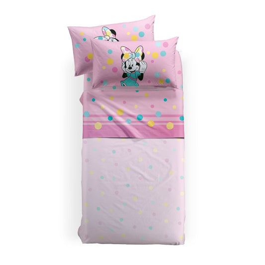 Completo Lenzuolo Singolo Minnie Colors