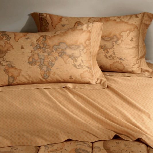 CompletolenzuolomatrimonialeGeoClassicrasodicotone1_ClasseAlvieroMartini - G home casa