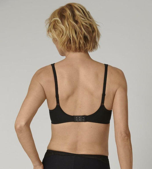 ReggisenosenzaferrettoModernlace_cottonNnerotriumph - G home casa