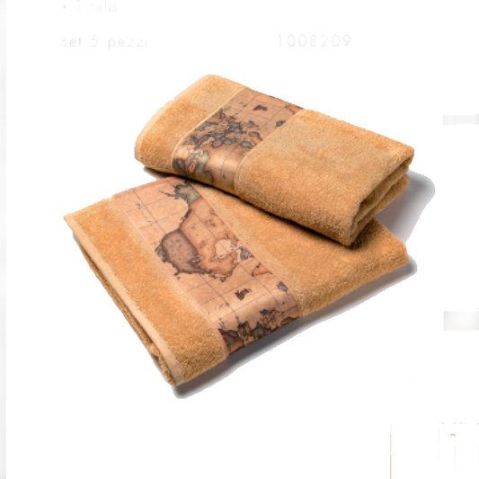 Set Asciugamani Spugna 1 Classe Geo Classic