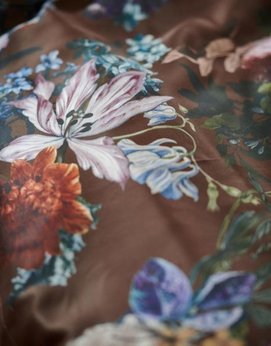 Set Copripiumino Matrimoniale Isabelle Darkest Brown