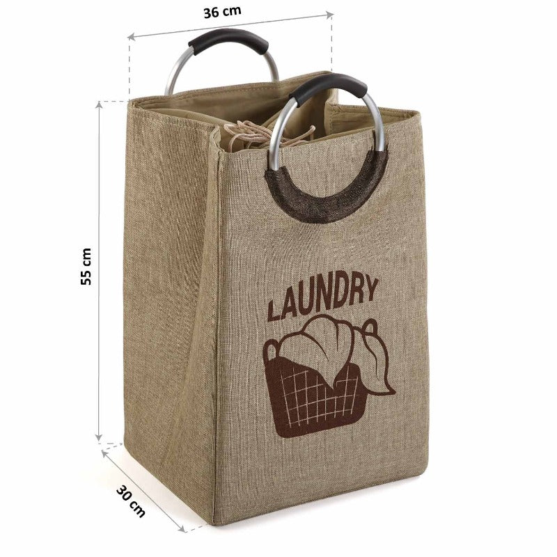 Portabiancheria Pieghevole Con Manici Laundry