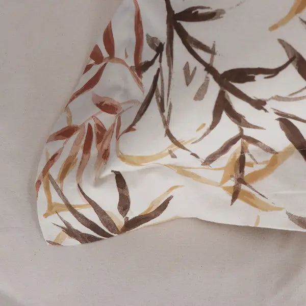 Completo Lenzuola Cotone D'Inverno Matrimoniale Naturae Zenzero