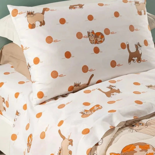 Completo Lenzuolo KIDS Gattini