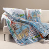 Plaid Trapuntato Scaldotto  Caleffi Carlo Stanga 130×170 cm | Paris o New York
