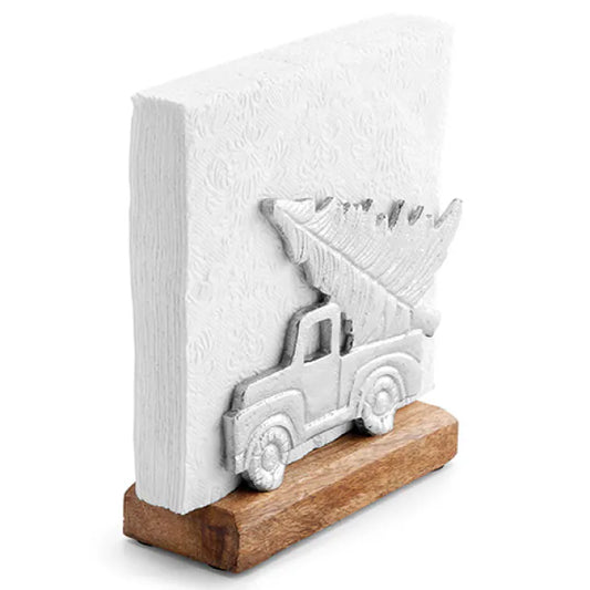 Portatovaglioli Bamboo & Metal