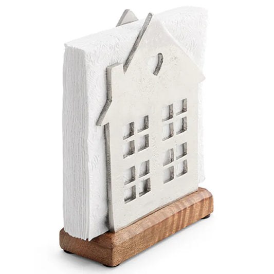 Portatovaglioli Bamboo & Metal