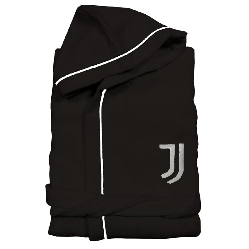 Accappatoio Bimbo Microspugna Nero Juventus