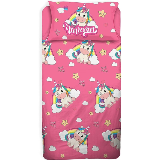 Completo Lenzuolo Unicorn