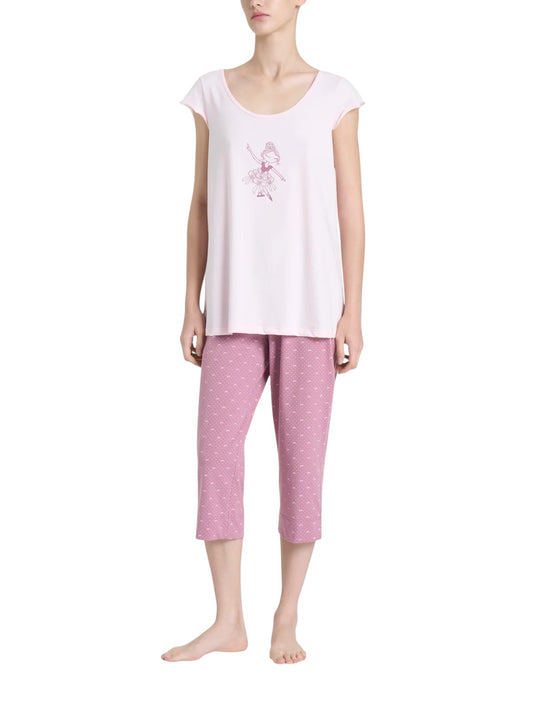 Pigiama Pinocchietto in Jersey di Cotone DP43NB