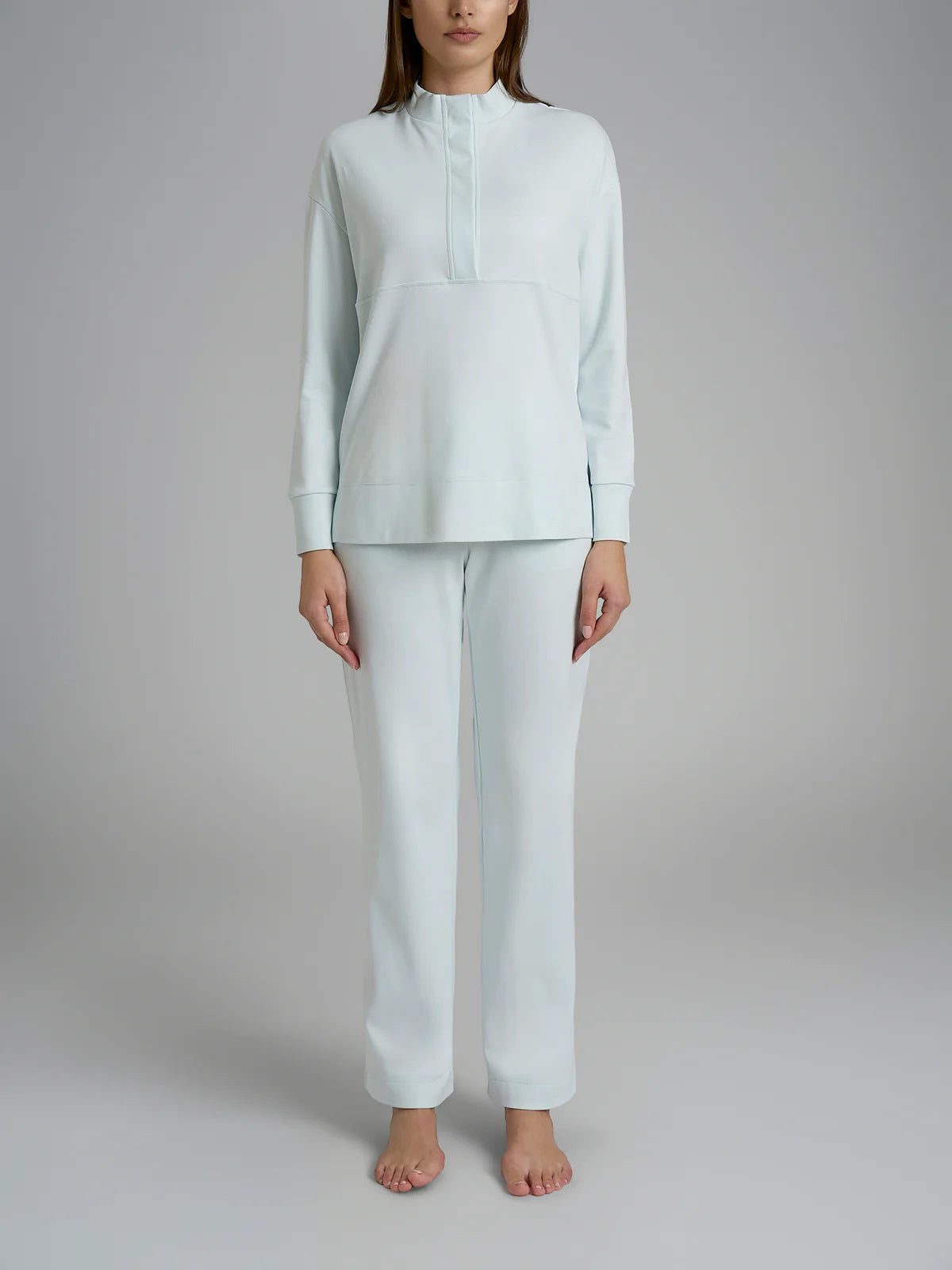 Pigiama Caldo Lupetto Interlock di Cotone DR70N1