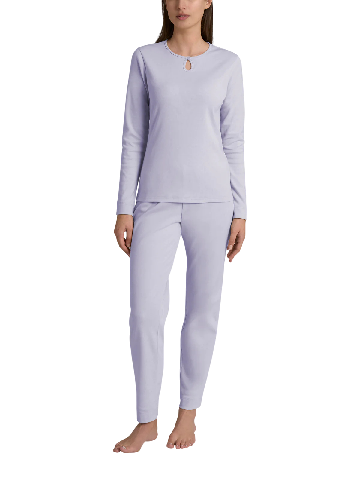 Pigiama Caldo Thermo Cotton con Scollo a Goccia DR94NU