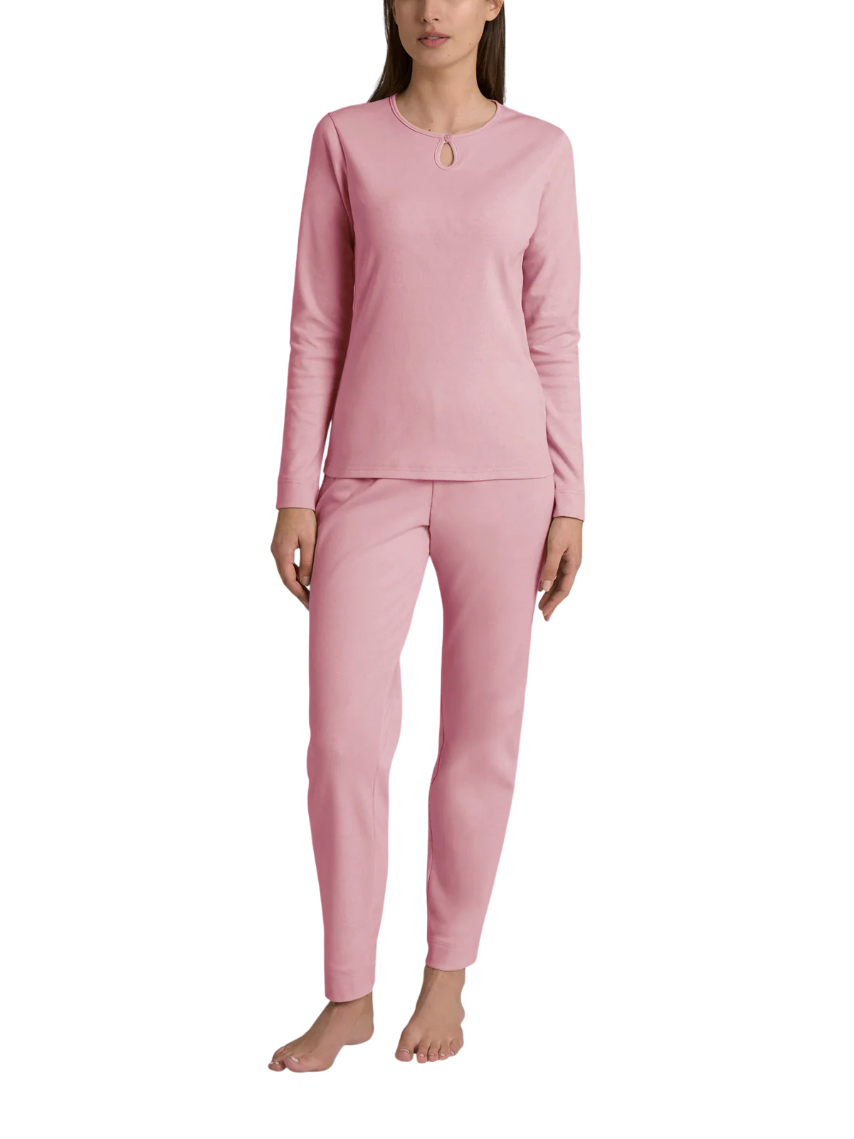 Pigiama Caldo Thermo Cotton con Scollo a Goccia DR94NU