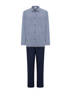 Pigiama Aperto Lungo N20702 Sodalite Blue