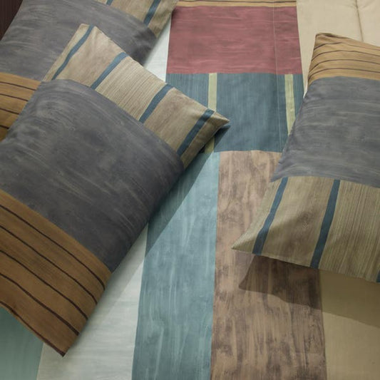 Completo Lenzuola Matrimoniale Gallery Smoky Blue