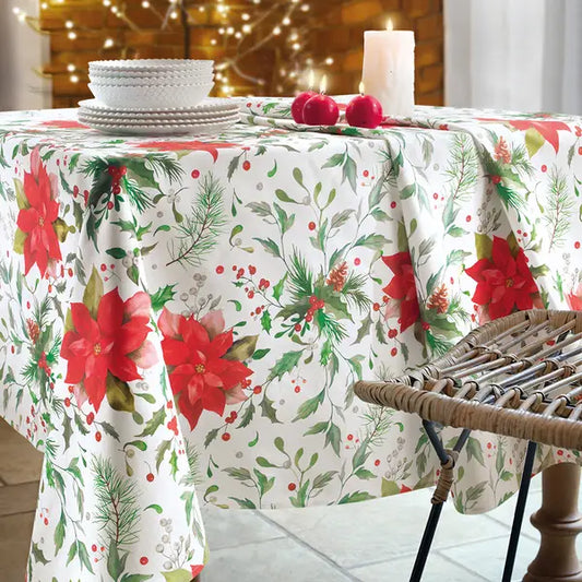 Tovaglia Rettangolare Natale In Tavola Stella