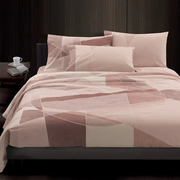 Parure Copripiumino Matrimoniale Trendy Glass Terracotta