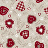 Tovaglia Panama Cuore Red