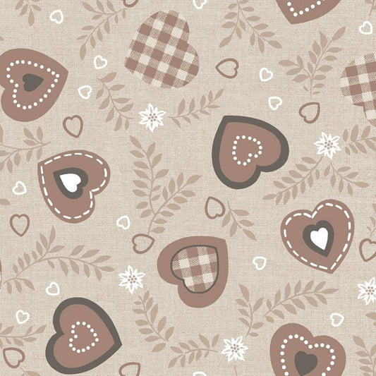 Tovaglia Panama Cuore Beige