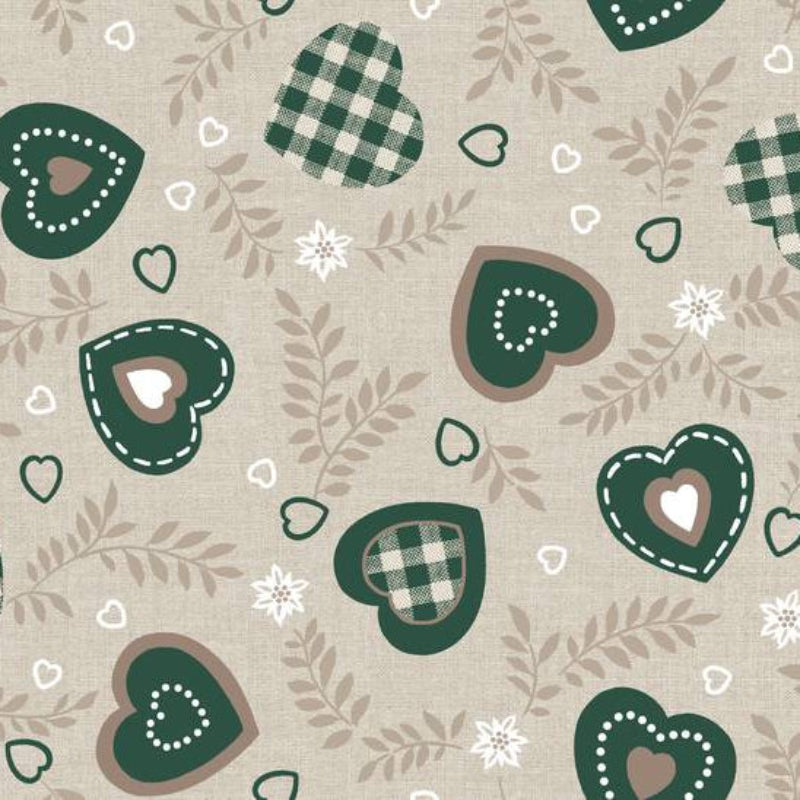 Tovaglia Panama Cuore Green