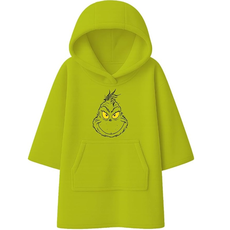 Coperta TV con Maniche Grinch