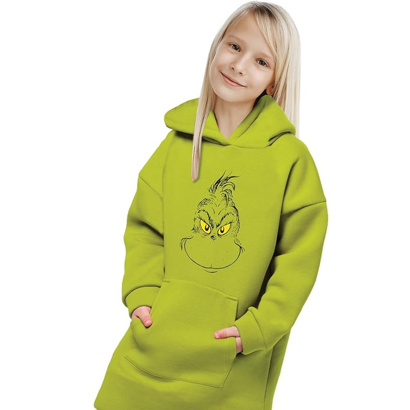 Coperta TV con Maniche Grinch