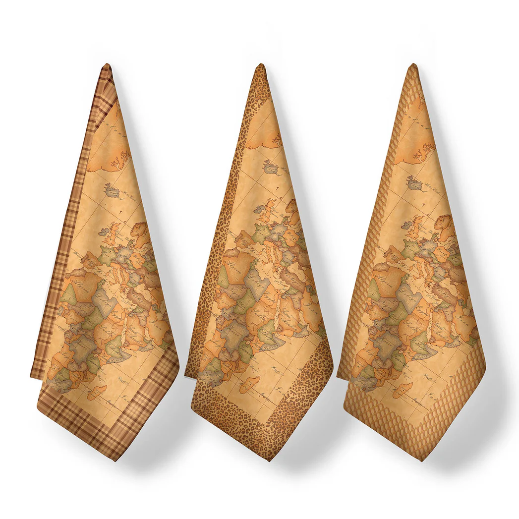 Set 3 Asciugapiatti Geo