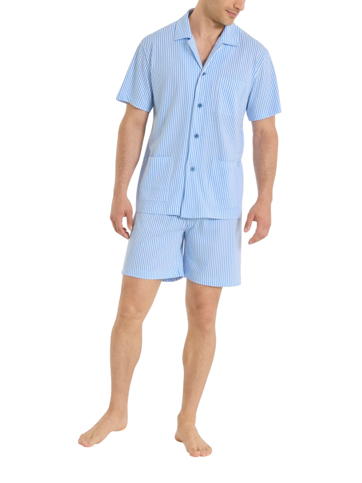 Pigiama Aperto Corto  Jersey di Cotone UA29NH
