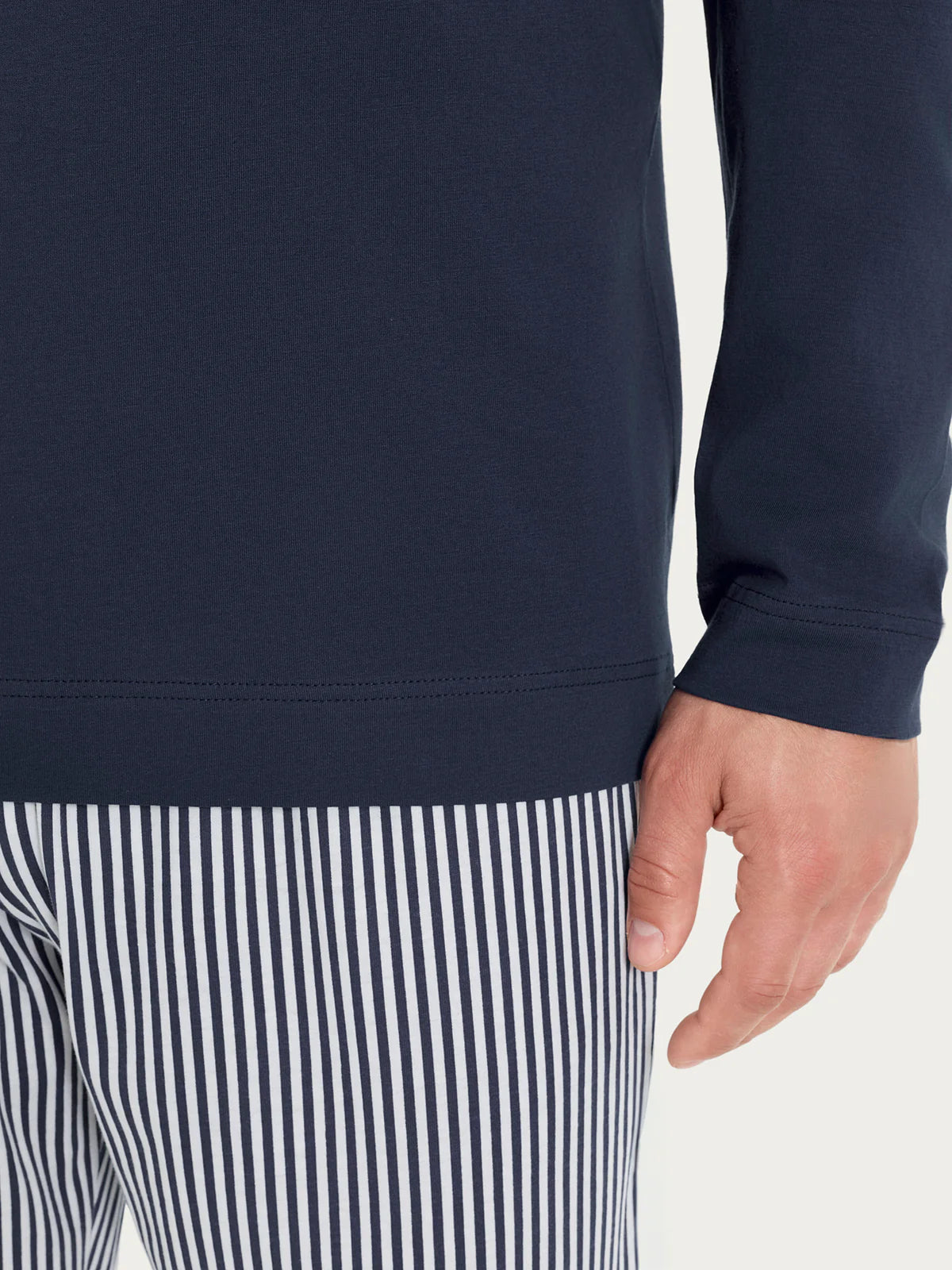 Pigiama Uomo Lungo Girocollo Jersey di Cotone UA29NQ