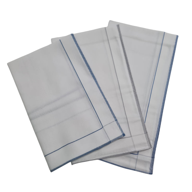 Confezione 3 fazzoletti cm.45x45