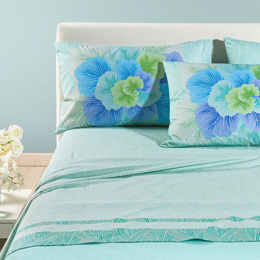 Completo Lenzuolo Matrimoniale Madreperla