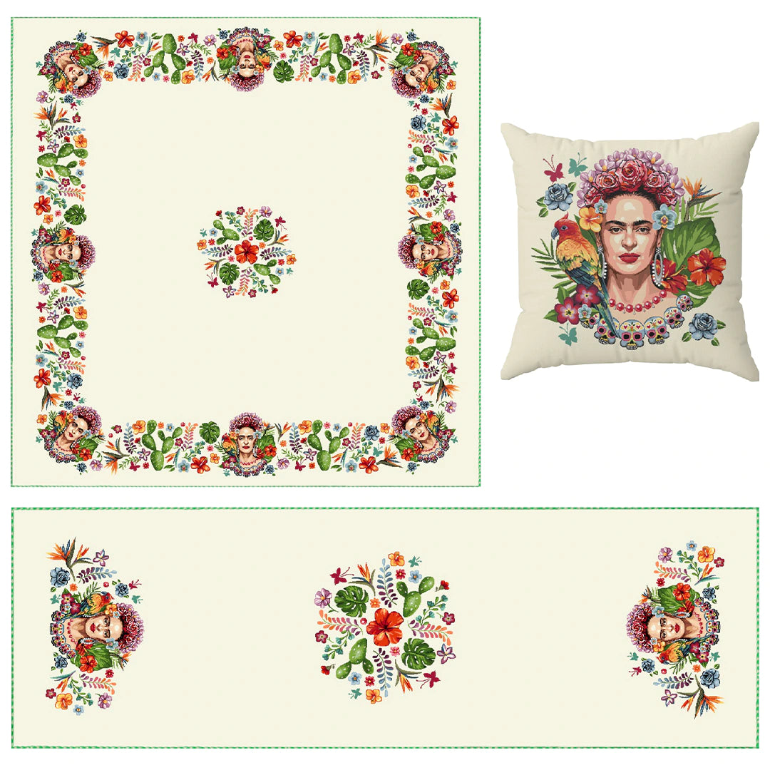 Linea Arredo Gobelin Frida – Centrotavola, Runner e Fodera Cuscino