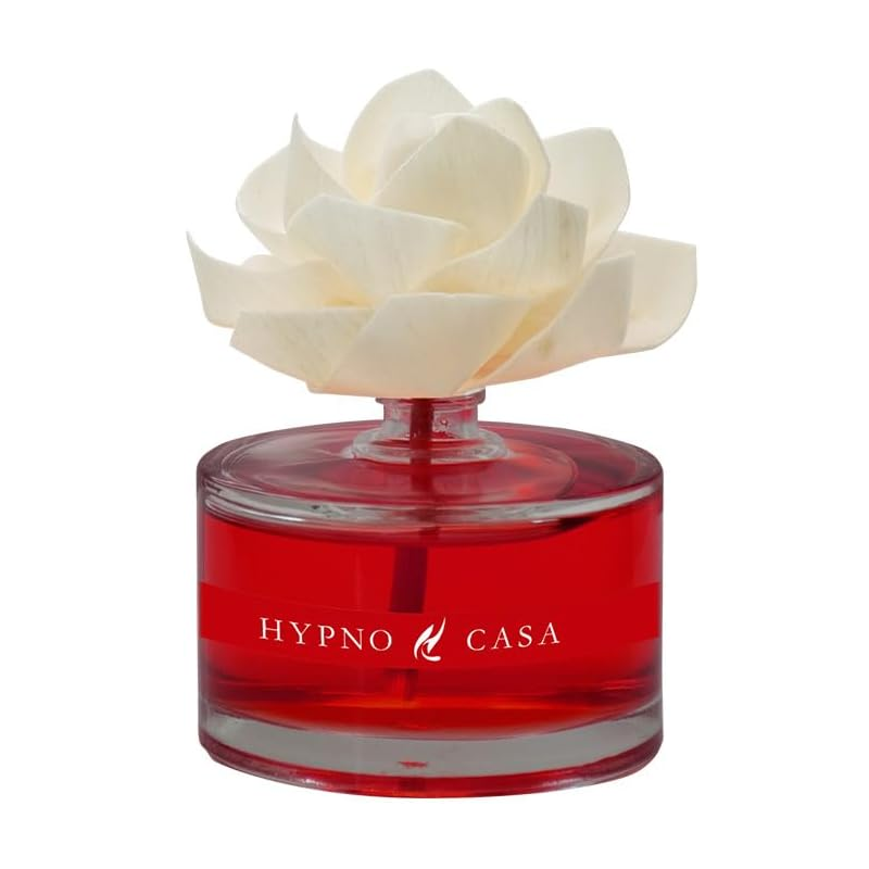 Diffusore con fiore Rosa Rosso Divino